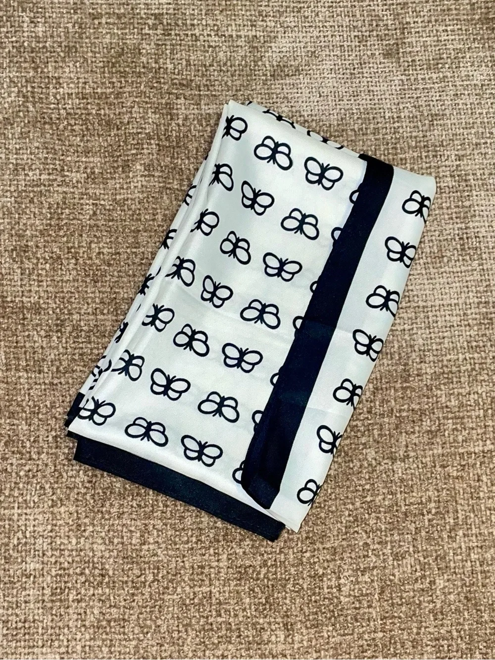 100% Silk “Butterflies” 35’ Scarf